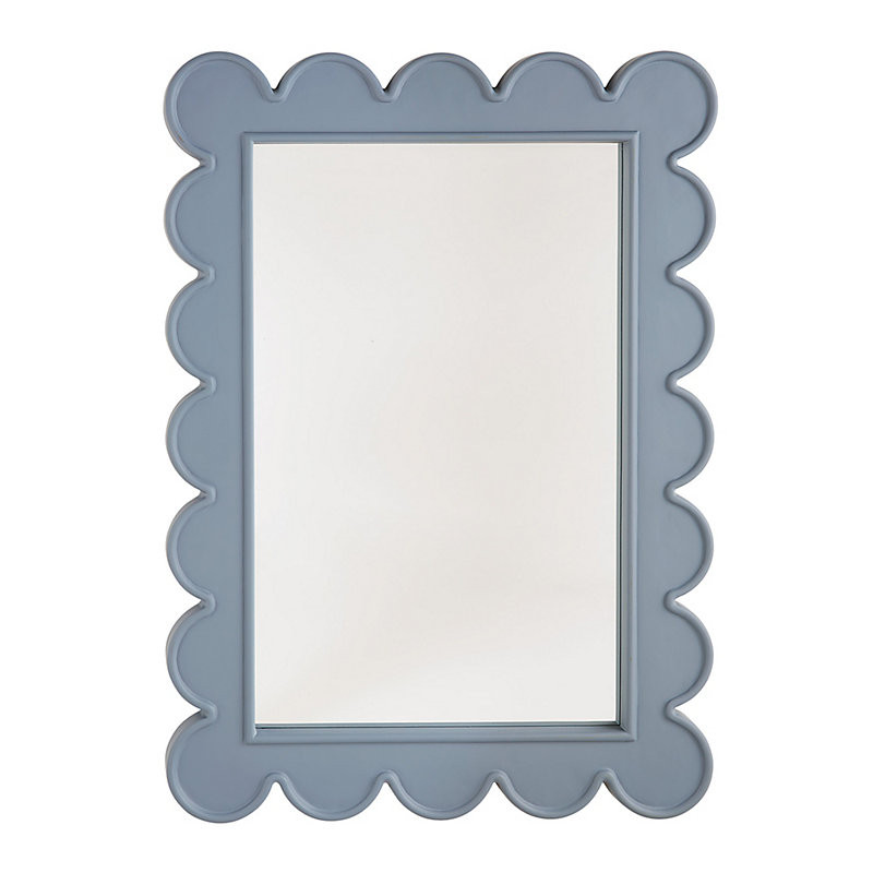 Hayli Scallop Mirror - Cornflower - Ballard Designs | Ballard Designs, Inc.