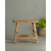 Vintage Elm Small Rustic Stool {T3} | Free Shipping | Etsy (US)