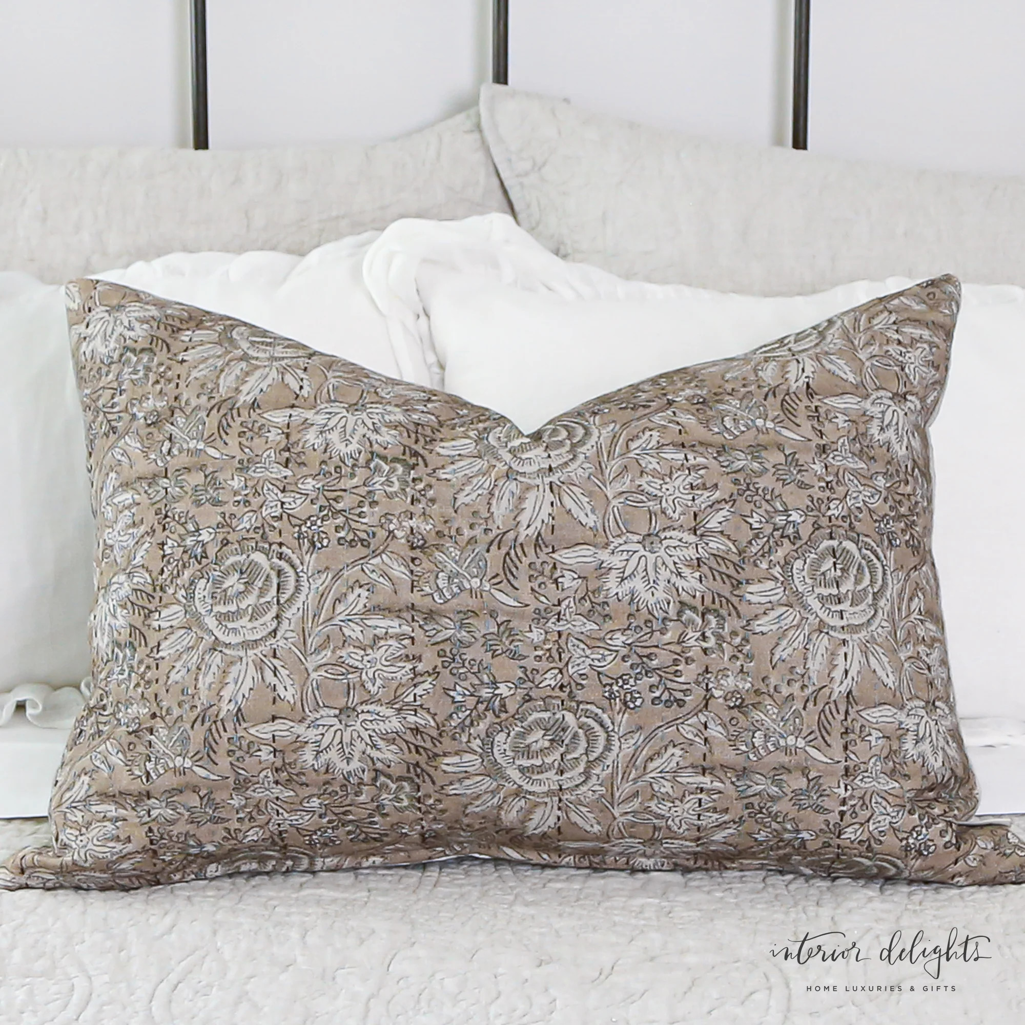 Leilani Reversible Pillow- 16x24 | Interior Delights