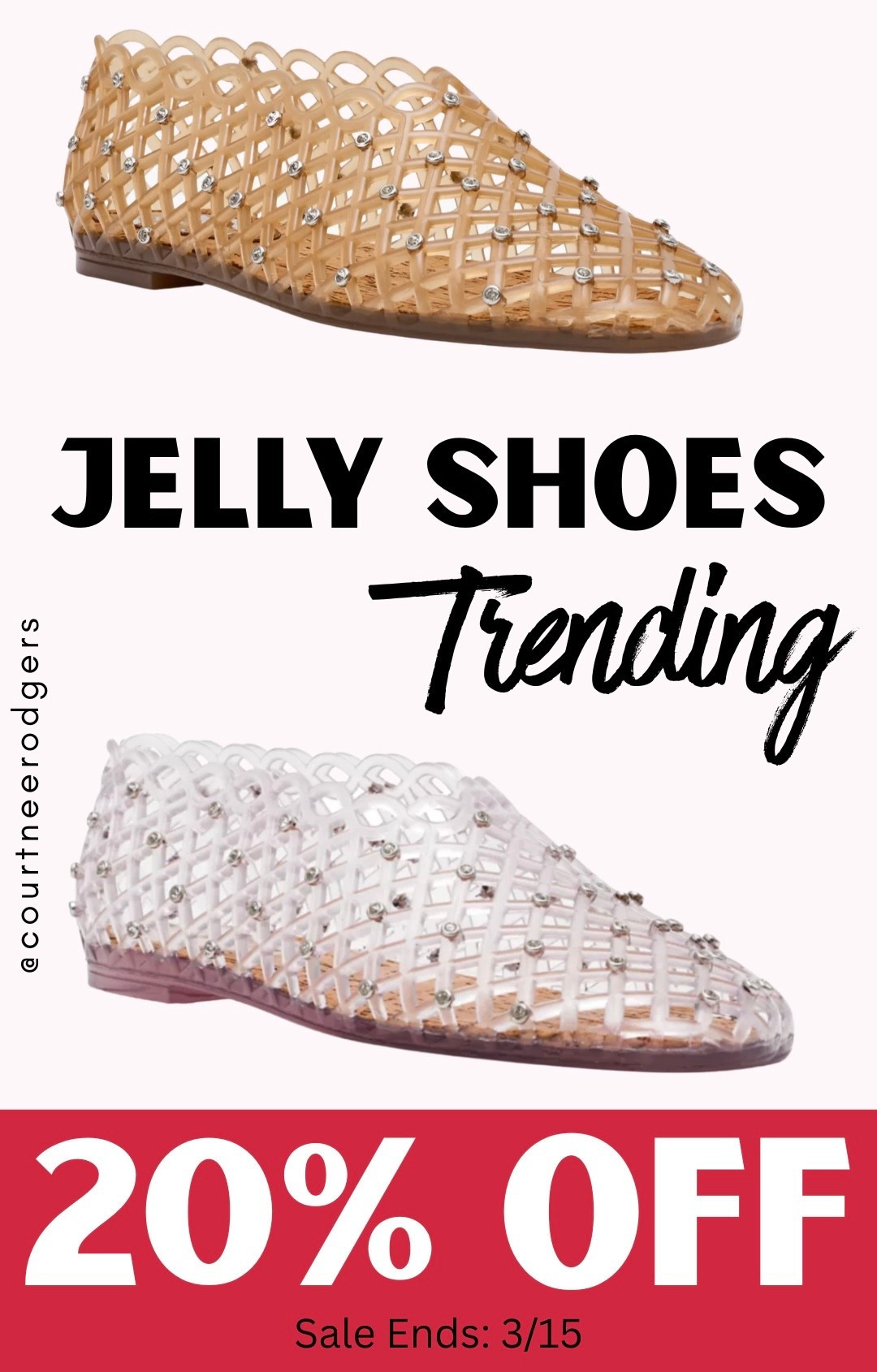 Rhinestone Jelly Sandals 🤩
20% off at one retailer: CODE: ONEDAYWINS (sale ends 3/15)

➡️Sizing: I tried on the size 7 and 8 and I went with the size 7, the 8 was way too big.  (I’m a size 7.5)— for reference, I’m more of a size 7/7.5 not a size 7.5/8 …➡️P.S. these are sooo comfortable unlike most other jelly sandals!

Jelly shoes, Steve Madden, spring sandals 


#LTKSaleAlert #LTKSpringSale #LTKootd