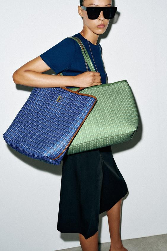Zara - Printed Shoulder Bag - Multi-Color - One Size Only - Woman | Zara US