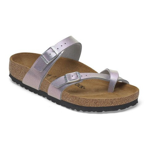 Mayari Birko-Flor Embossed Saffiano Iridescent Viola | BIRKENSTOCK | Birkenstock USA