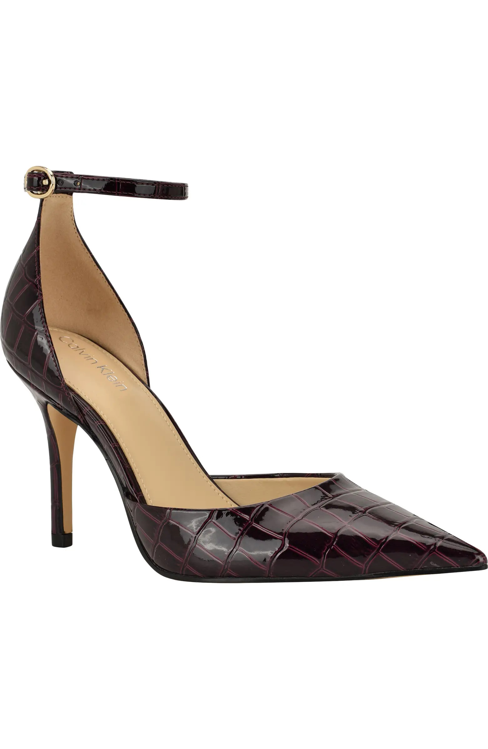Olettia Ankle Strap Pointed Toe Pump (Women) | Nordstrom