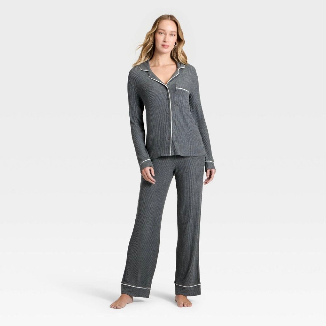 I found the most comfortable pajama sets! They fit like a dream and have so many cute color options! Sizes go fast on these, as I have found out. 

#LTKOver40 #LTKmomlife #LTKmorningroutine