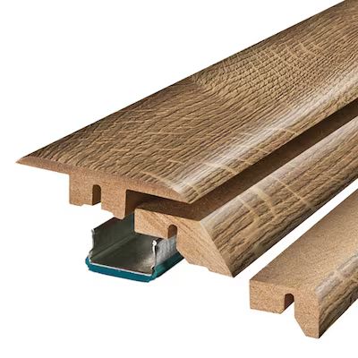 Project Source Wheaton 0.75-in T x 2.37-in W x 78.7-in L Wood Laminate Floor 4-n-1 | Lowe's