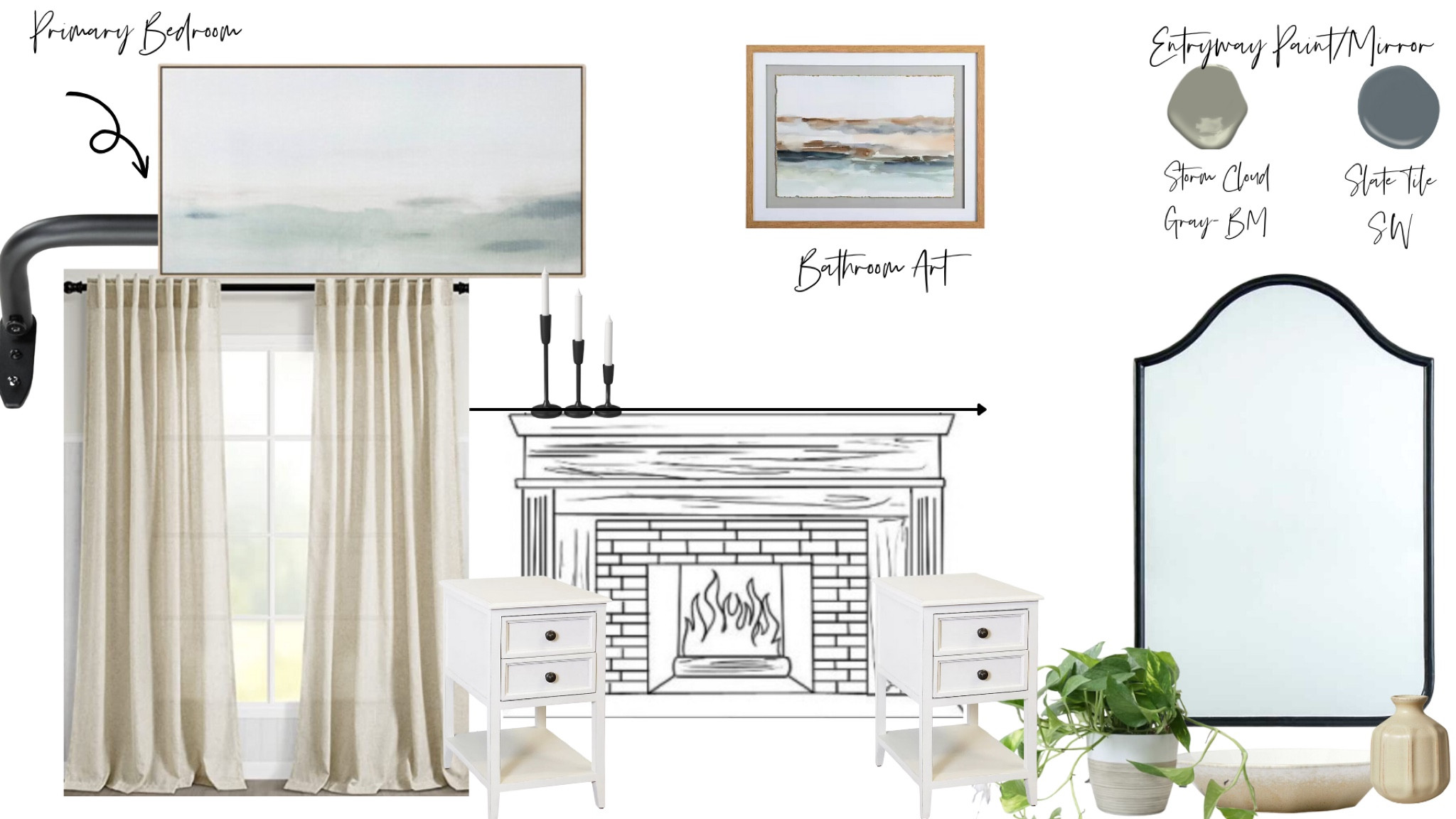 Primary Bedroom, Bathroom, Mantle Decor, end tables, living room decor, indoor plants, bedroom, linen curtains, guest bedroom 

#LTKstyletip #LTKfamily #LTKhome