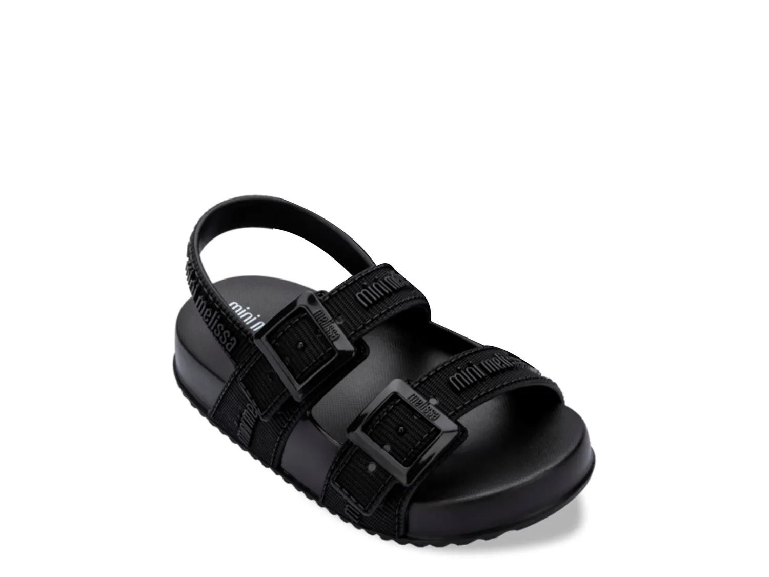 Mini Melissa Cozy M Lover Jelly Sandal Kids' | Girl's | Black | Size 11 Youth | Sandals | Jelly | DSW