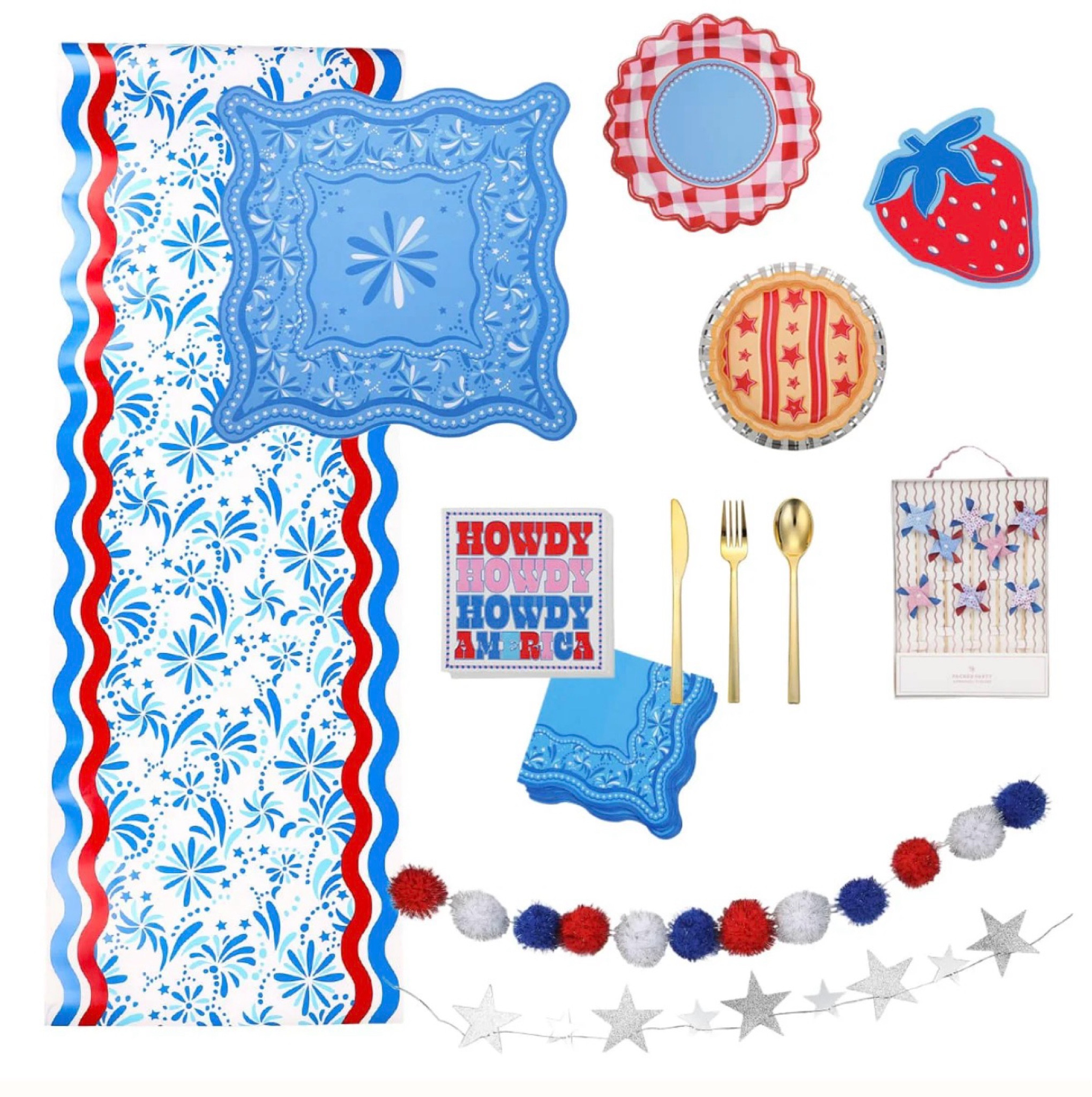 Ultimate Patriotic Party Kit 🇺🇸✨ Preppy Red, White & Blue Tablescape


Everything you need for the cutest red, white & blue party setup 🇺🇸❤️💙 This patriotic party kit makes hosting so easy with coordinated plates, napkins, garland, and decor all in the prettiest preppy prints ✨

I love the mix of classic Americana with a fun, elevated twist—scalloped details, gingham accents, and the blue toile-inspired patterns make it feel extra special for summer entertaining 🎆 Perfect for 4th of July parties, Memorial Day, backyard BBQs, or festive dinners with friends!

Just add your favorite food + drinks and you’re ready to host the most adorable celebration 🎉

patriotic party kit, 4th of july decor, red white and blue tablescape, summer entertaining ideas, preppy party decor, americana style, bbq party essentials, festive hosting ideas

#LTKfoodie #LTKHome #LTKmomlife