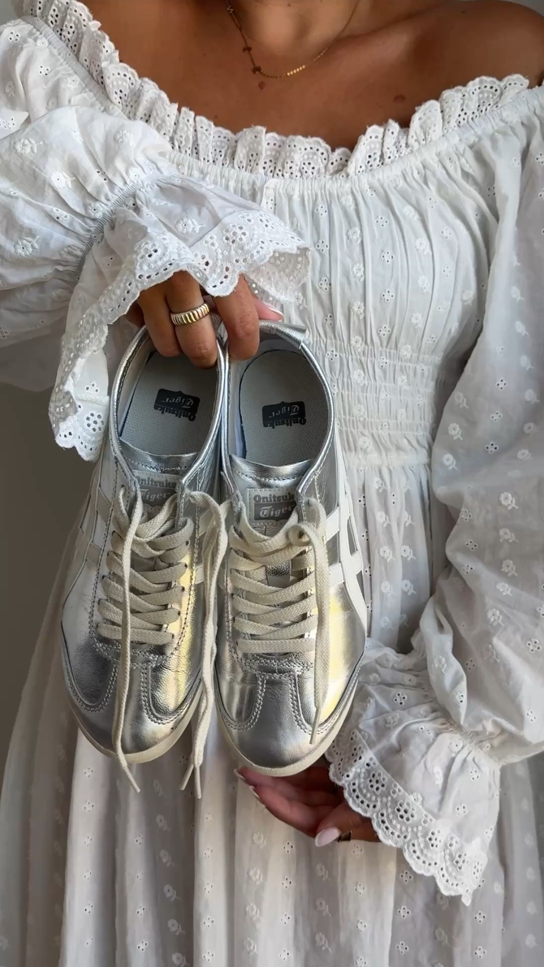 Silver onitsukas

#LTKTall #LTKWorkwear #LTKMidsize