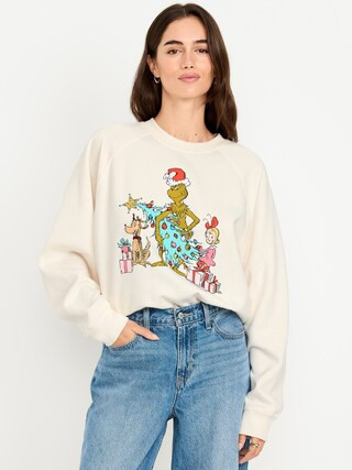 Dr. Seuss' The Grinch™ SoComfy Raglan Tunic Sweatshirt | Old Navy (US)