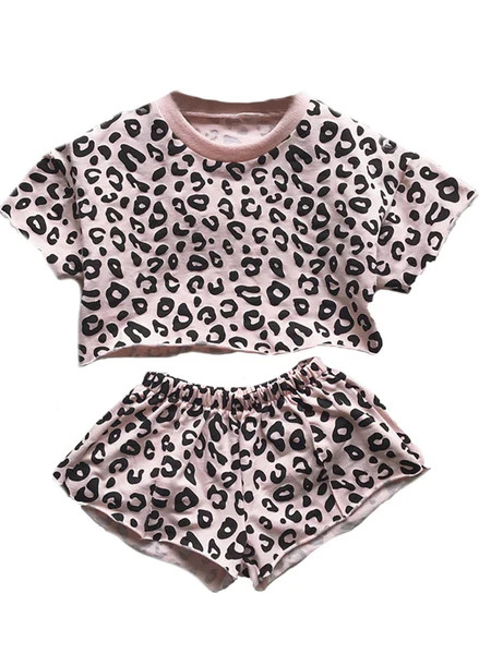 'Jade' Baby Leopard Print Set (4 Colors) | Goodnight Macaroon