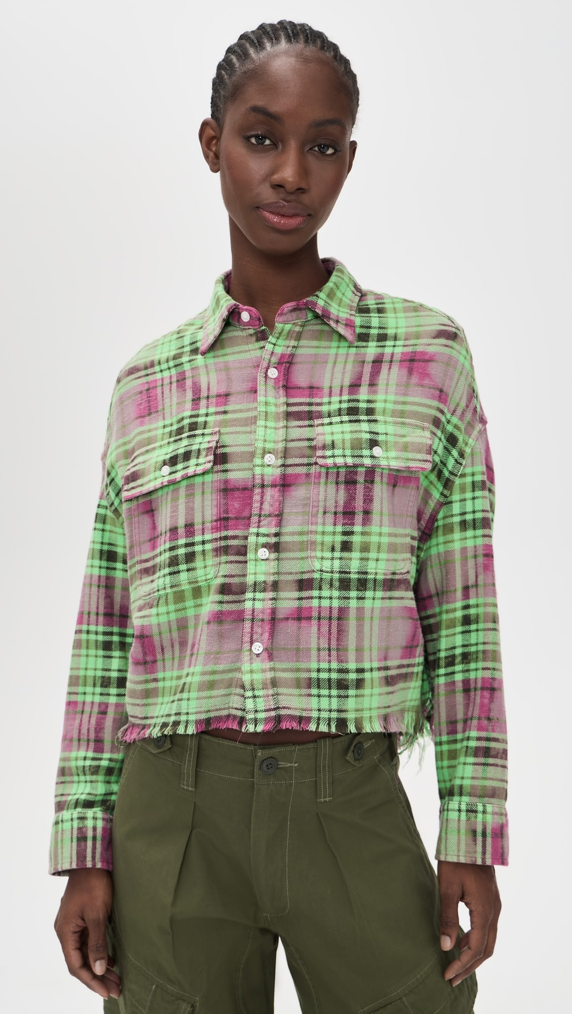 Cropped Work Shirt | Shopbop