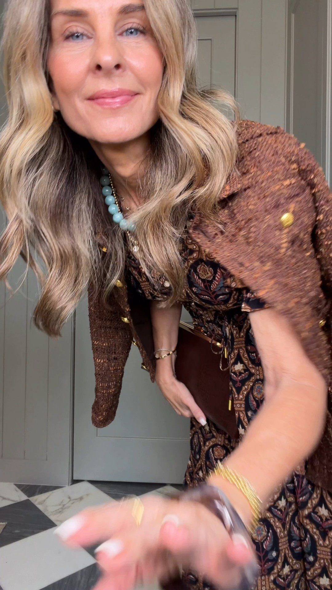 The print and color way of this dress is gorgeous! I’m 5’6’’.
-Blazer has subtle metallic details and looks fab with jeans! TTS 

#LTKgrwm #LTKOver40 #LTKootd