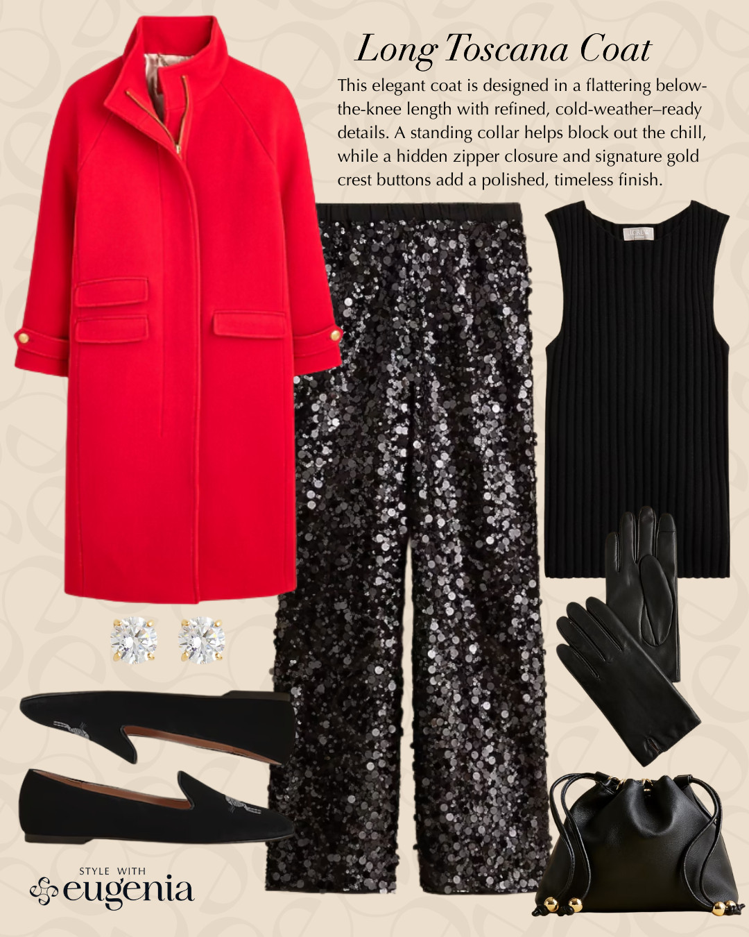 Bold, elegant, unforgettable ❤️ A statement Toscana coat layered over textured blacks for a winter look that’s equal parts dramatic and refined—ideal for nights out or special moments. 

 

#LTKHoliday #LTKootd #LTKPetite