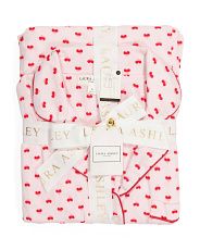 Heart Printed Notch Neck Pajama Set | Mother's Day Gifts | Marshalls | Marshalls