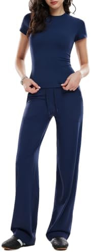Airfree Women's 2 Piece Outfits Summer Matching Lounge Set Tracksuit 2026 | Athletic Trendy Outfi... | Amazon (US)