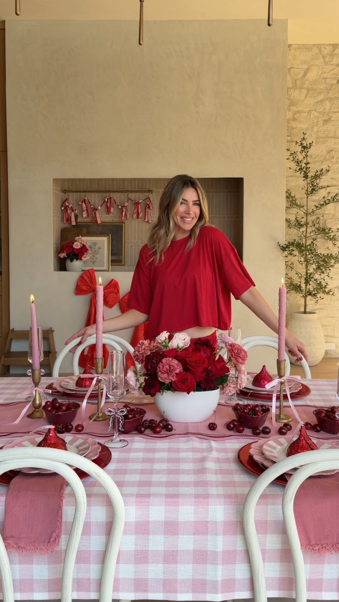 A galentines day tabelscape 🎀