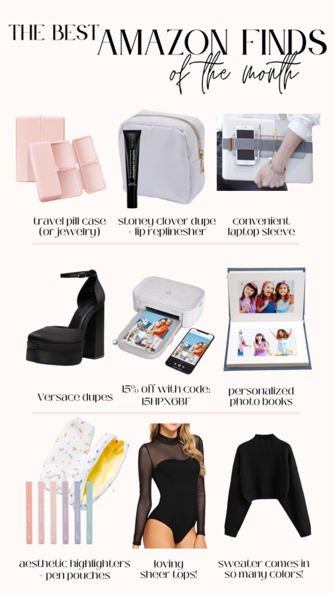 The best Amazon finds of the month!

Best of amazon, amazon fashion, amazon beauty, amazon travel, travel must haves, amazon gift ideas, monthly best sellers, amazon best sellers, best sellers, amazon finds, amazon must haves, holiday party outfit ideas, nye outfit ideas

#LTKtravel #LTKbeauty #LTKstyletip