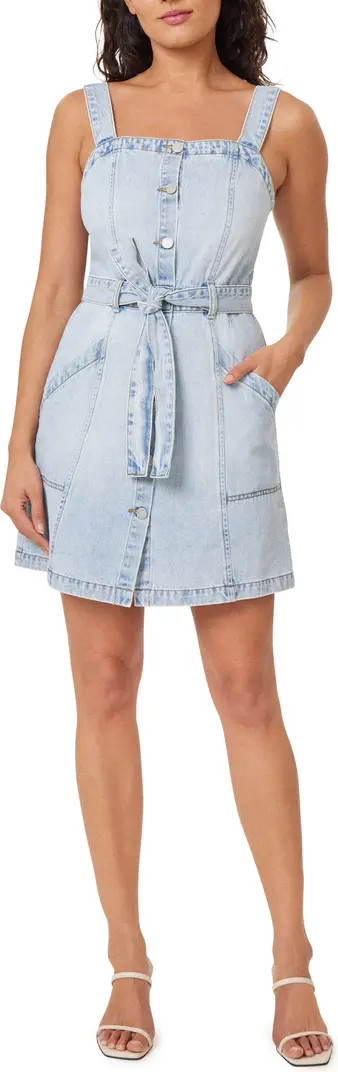 Habitual Belted Sleeveless Denim Dress | Nordstromrack | Nordstrom Rack
