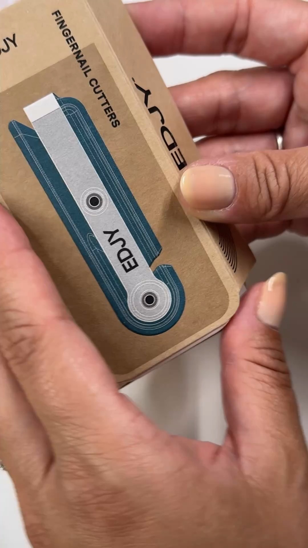 Edjy clippers are my new favorite nail clippers!! I am prone to peels and have not had any since starting to use these! There was definitely a learning curve as I am used to using a straight edge nail clipper. The clippings do collect, and wont fly everywhere which is nice. 

I used these on my daughter and it was a breeze cutting her nails. She is a bit older, but I would imagine using them on younger kids would work great as well. 

Lastly, the packaging was super cute which made me happy, but the nail clippers are truly really good!

#LTKdayinmylife #LTKFindsUnder50 #LTKBeauty