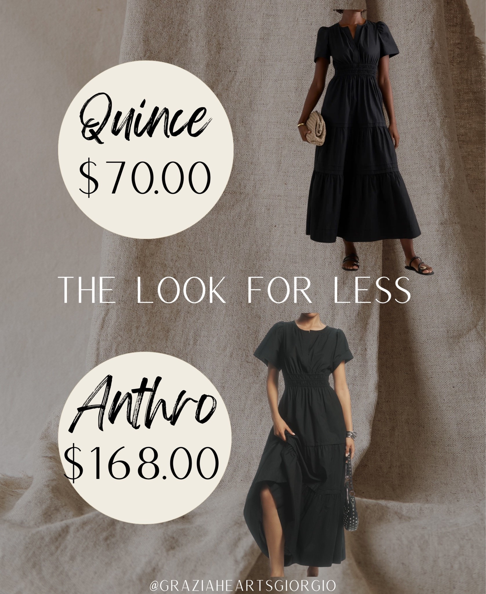 The Look for Less! 
.
#quince