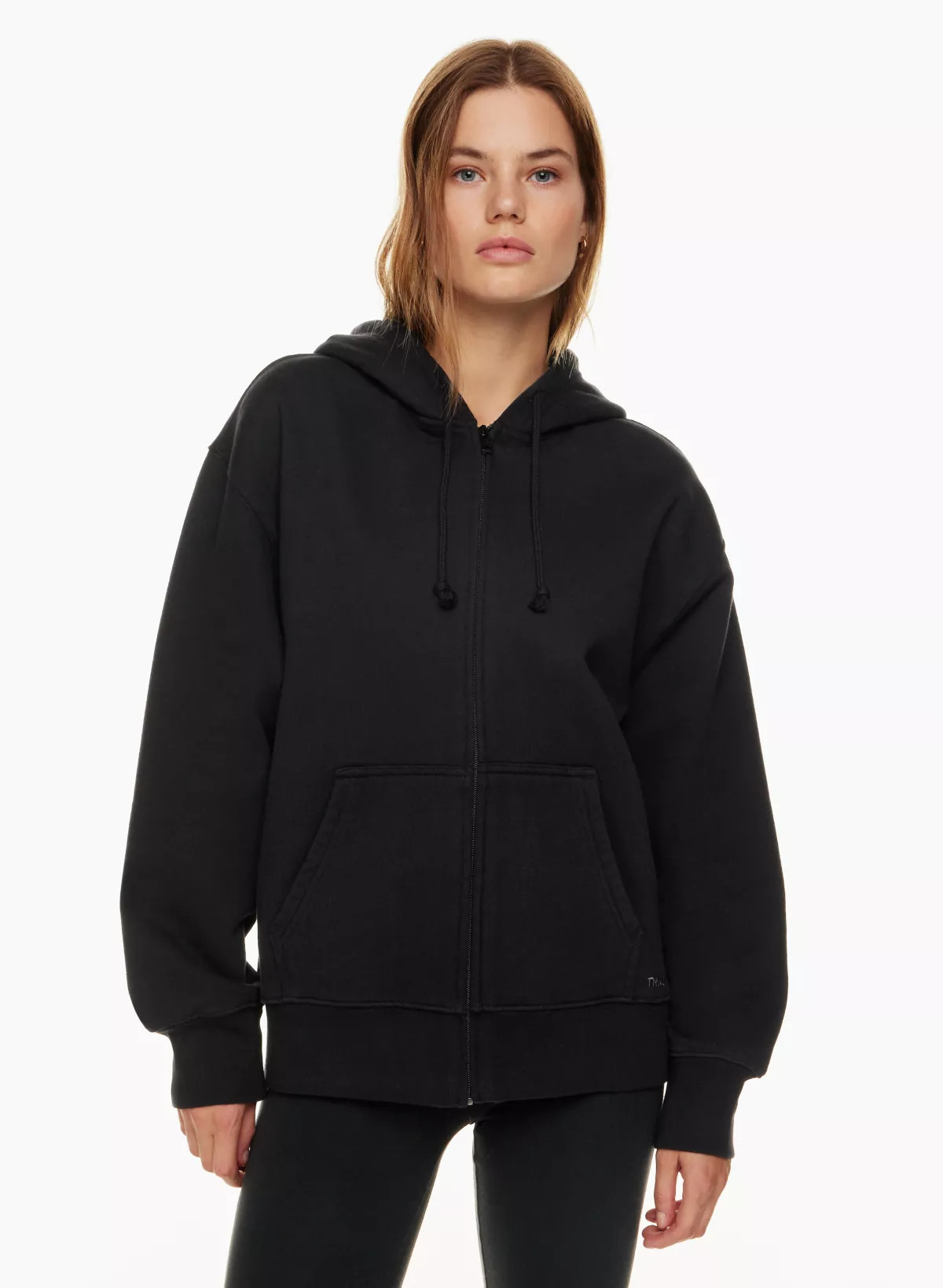 EXTRA FLEECE BOYFRIEND ZIP HOODIE | Aritzia