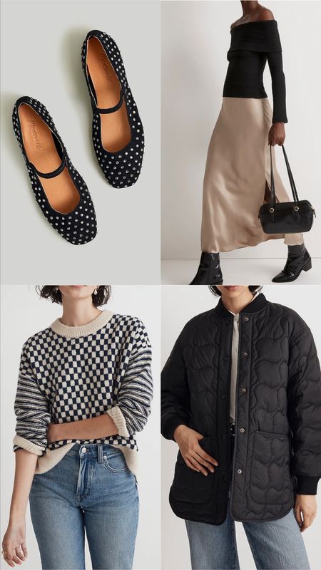 Madewell new arrivals launched and they’re GOOD!😍 Slip skirt just $88, my fave oversized bomber is on major sale (it’s the best🙌) and holiday party shoes for every comfort level.😉

#LTKHoliday #LTKfindsunder100 #LTKSeasonal