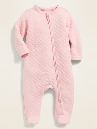 Quilted Footed One-Piece for Baby | Old Navy (US)