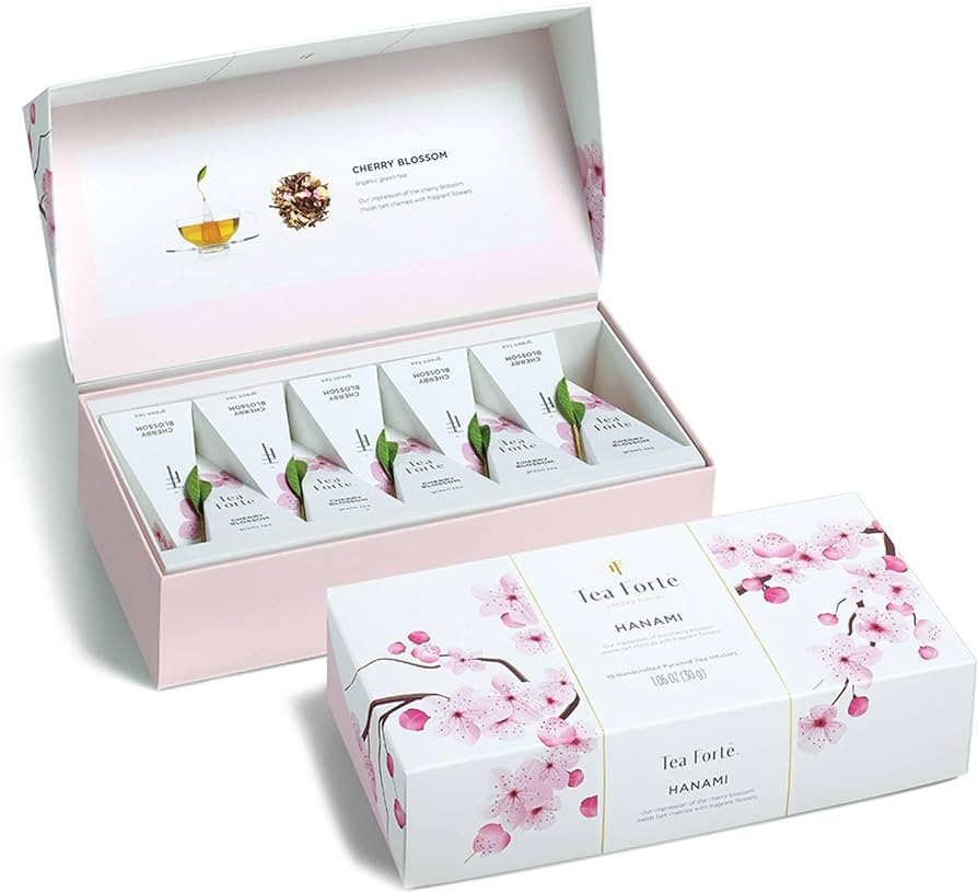 Tea Forte Premium Petite Presentation Box Gift Set Sampler, 10 Count, 2 of Each Blend Individuall... | Amazon (US)