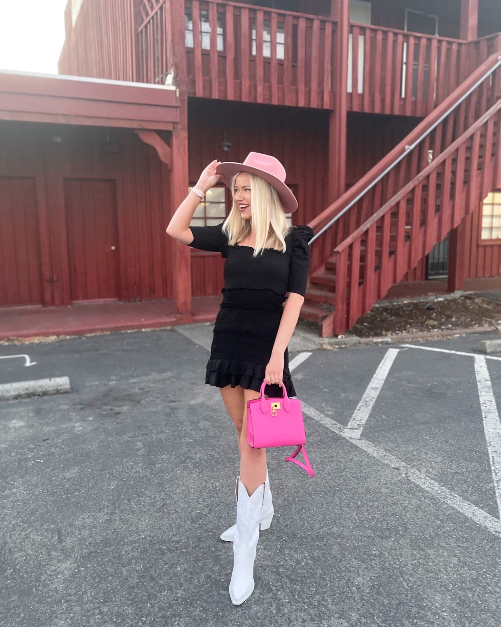 A hat and boots are a great way to transition a minidress from summer to fall! Dress is from Vici Collection and out of stock, so I linked a few dupes.

Boots: 9.5

Fall Transition | Rancher Hat | Mini Dress | Cowboy Boots | Cowgirl Boots | Western Boots

#LTKSeasonal #LTKitbag #LTKshoecrush