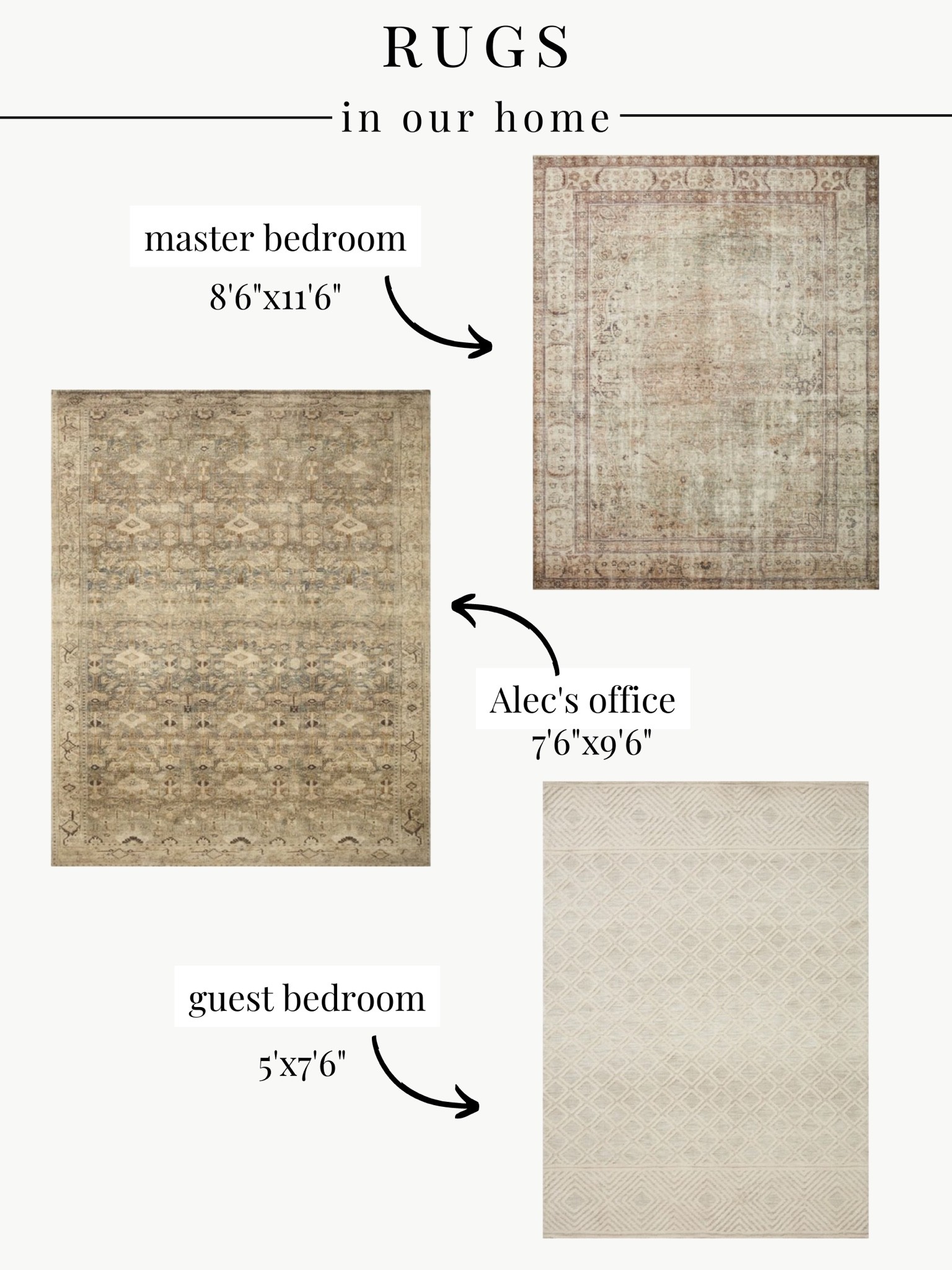 rugs in our house!! #masterbedroom #guestbedroom #office

#LTKhome
