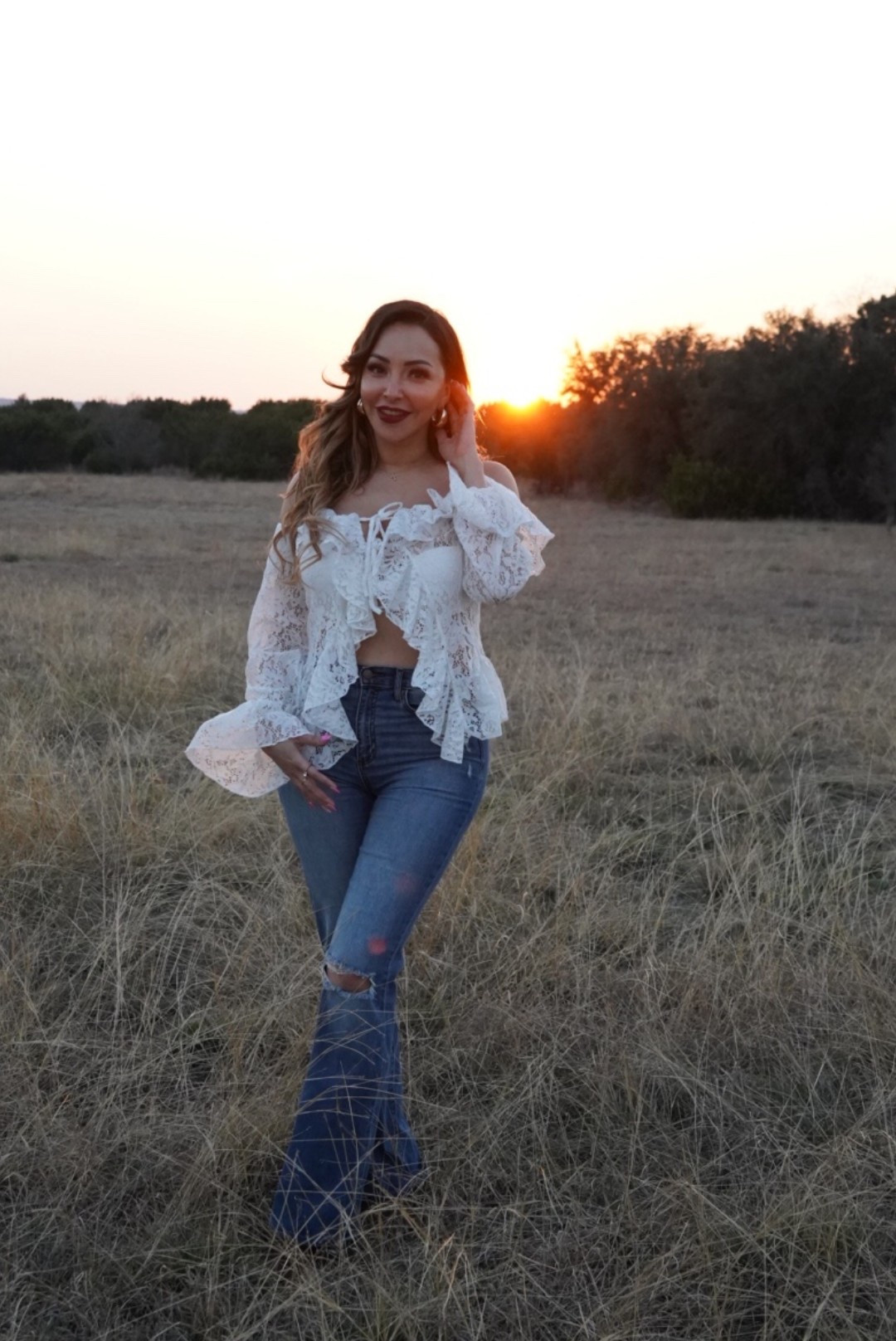 Loved this lace top 
#lacetop #sheintop #cowgirl

#LTKOver40 #LTKSpringSale #LTKgrwm