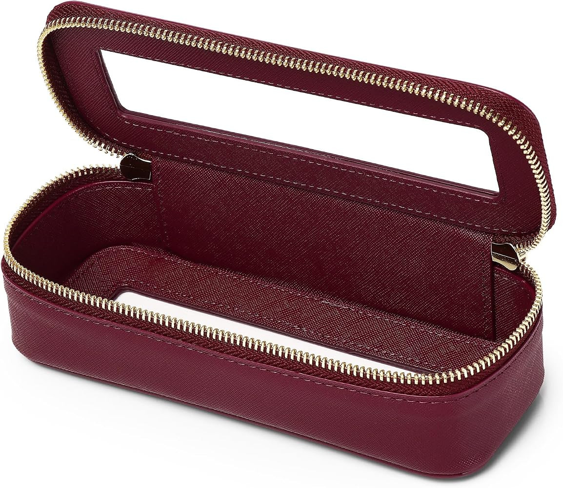Makeup Brush Bag (Burgundy, SLIM) | Amazon (US)