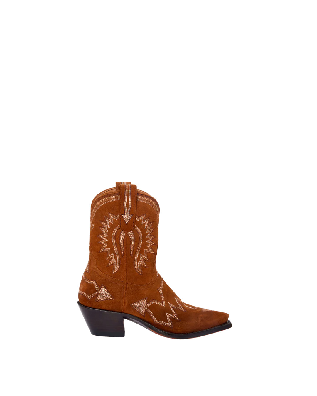 Maggie Pecan Suede | Luxury Fashion Women's Cowboy Boots | Miron Crosby | Miron Crosby