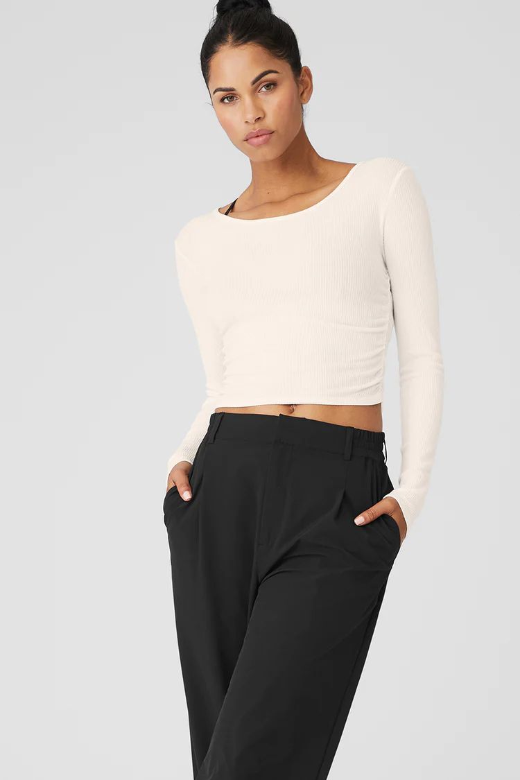 Gather Long Sleeve - Ivory | Alo Yoga