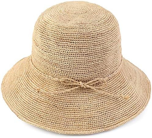 Women's Bucket Hats Fashion Womens Summer Beach Sun Straw Hat | Amazon (US)