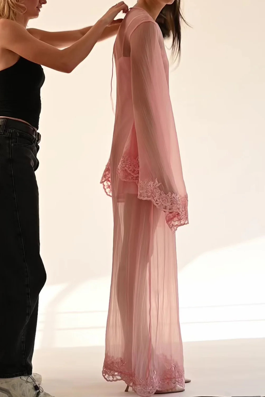 Elowen Organza Dress | Yellow The Label