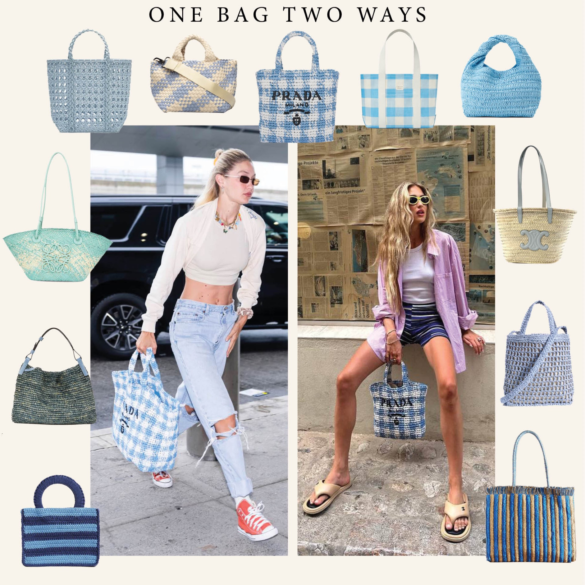 This bag is EXACTLY how I want to round out summer … Here’s similar options at all price ranges 👏🏼

#LTKitbag #LTKstyletip #LTKSeasonal