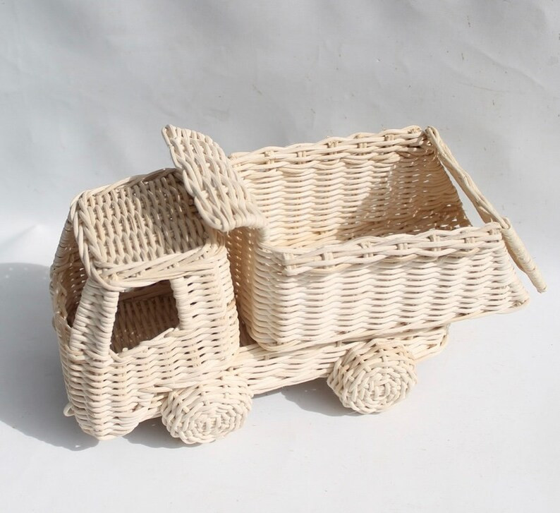 Wicker Dump Truck Toy | Etsy (US)