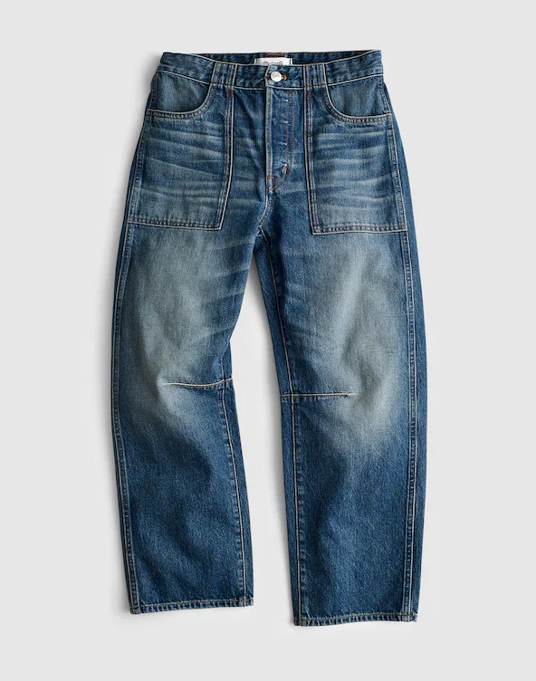 The Darted Barrel-Leg Jean | Madewell