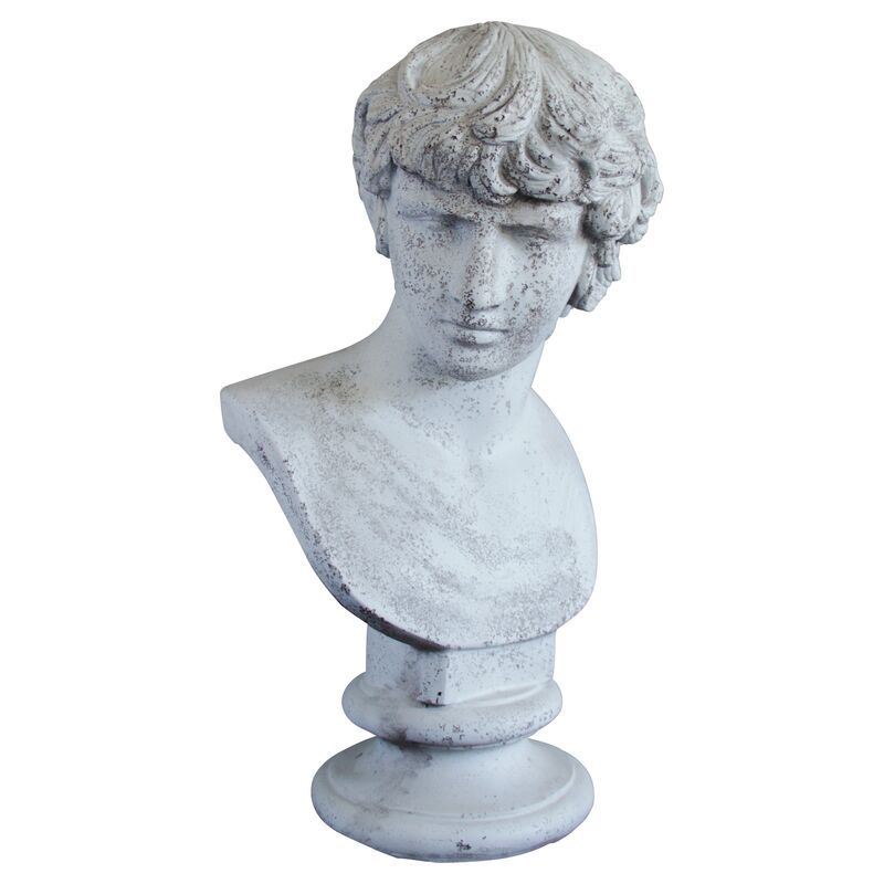 Antinous Bust, Cathedral White | One Kings Lane
