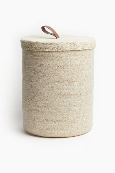 H & M - Seagrass Laundry Basket - Beige | H&M (US + CA)