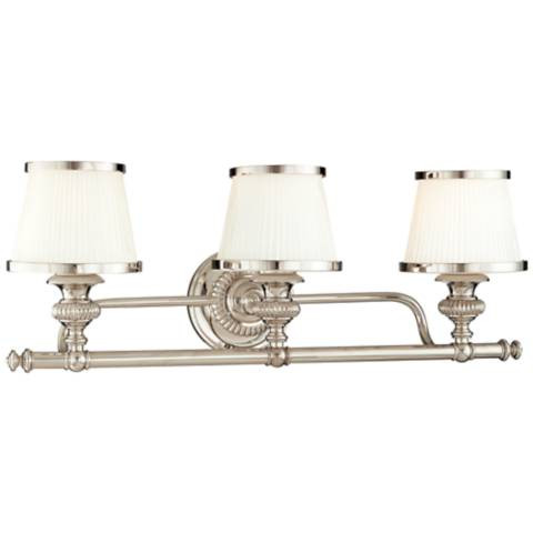 Hudson Valley Milton 24 3/4"W Polished Nickel Bath Light - #31724 | Lamps Plus | Lamps Plus