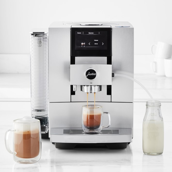 Jura Z10 Aluminum White Fully Automatic Espresso Machine | Williams-Sonoma
