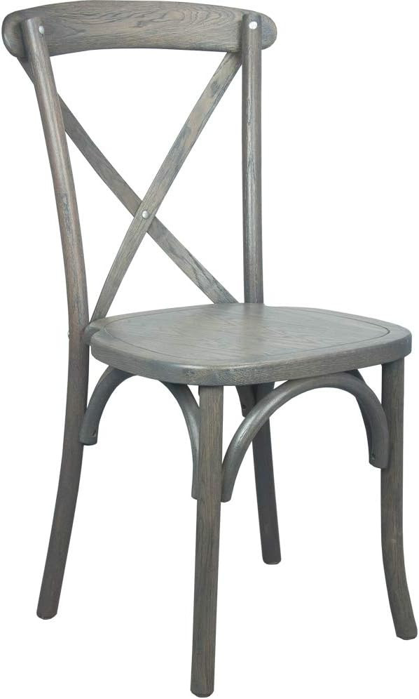 Flash Furniture Advantage Grey X-Back Chair | Amazon (US)