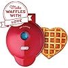 Dash DMW001HR Mini Maker Machine Shaped Individual Waffles, Paninis, Hash browns, Other On The Go... | Amazon (US)