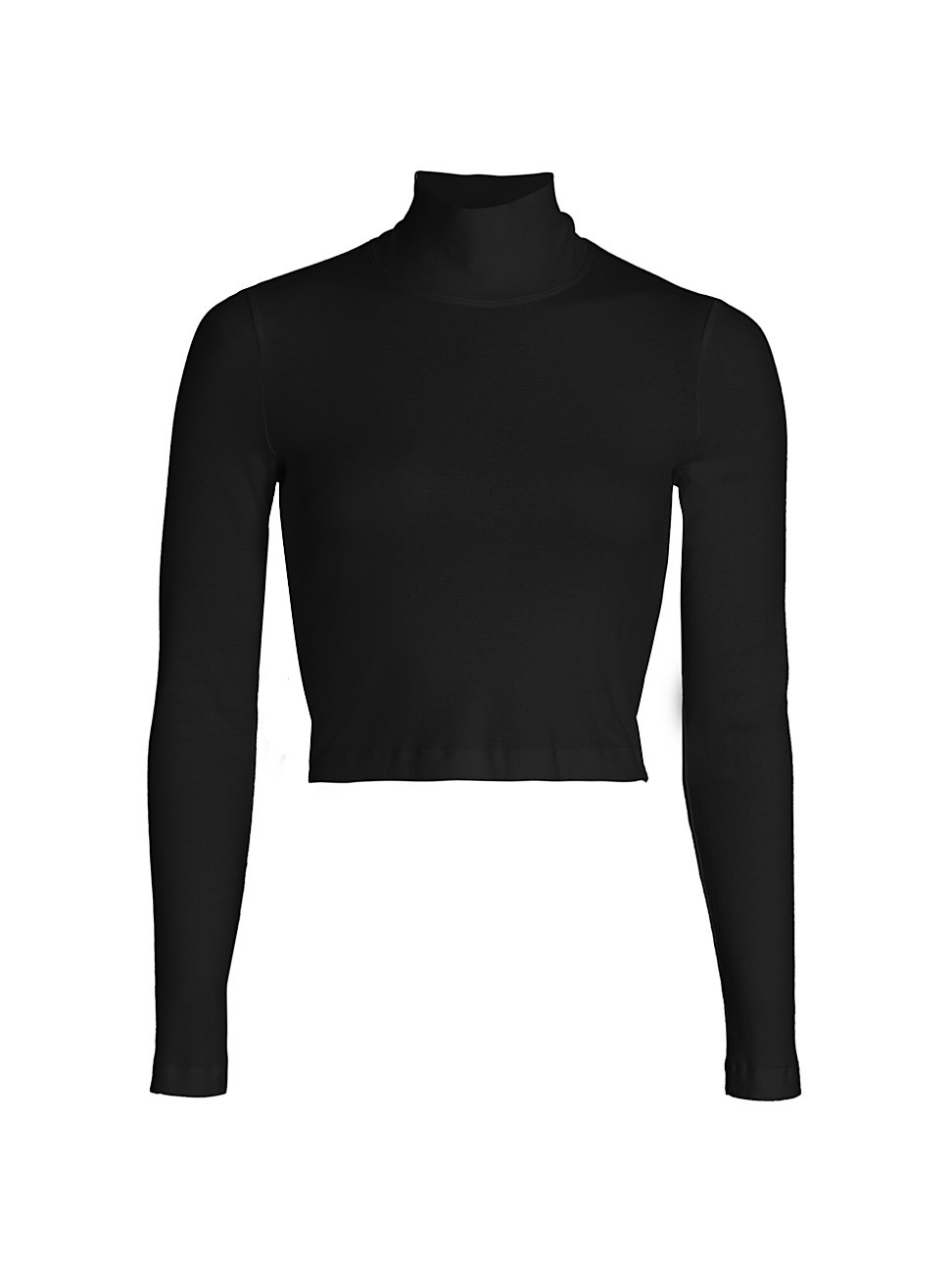 Turtleneck Crop Top | Saks Fifth Avenue