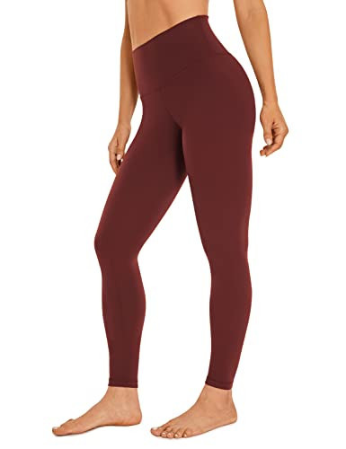 CRZ YOGA Butterluxe High Waisted Lounge Legging 28'' - Workout Leggings for Women Buttery Soft Yoga Pants Noctilucence Red Medium | Amazon (US)