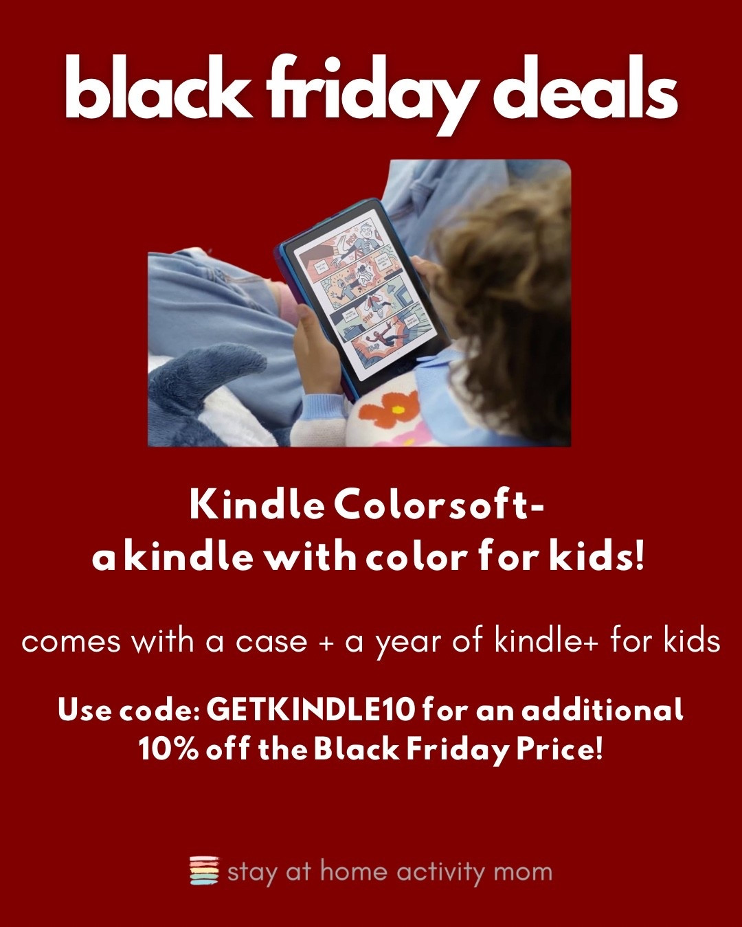 Kind Colorsoft for Kids! Black Friday Sale + use code GETKINDLE10 for an additional 10% off! 

#LTKGiftGuide #LTKCyberWeek #LTKKids