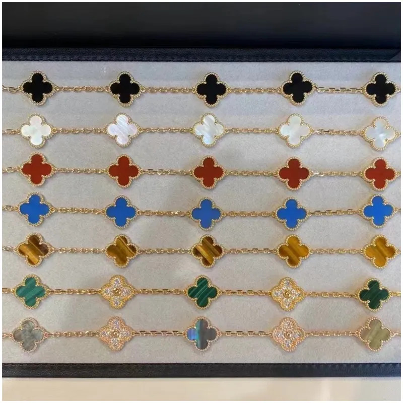 Dupe V C A Bracelets Fashion Accessories For Women Four Leaf Clover Style Gold Rosegold Silver Ch... | DHGate